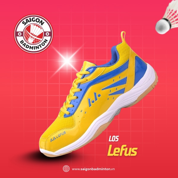 Giày Cầu Lông Lefus L05 - Vàng