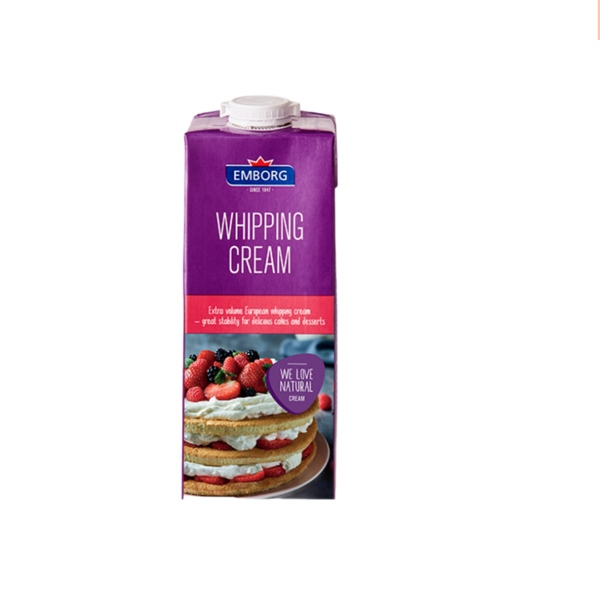 Whipping cream Emborg 35,1% 1L