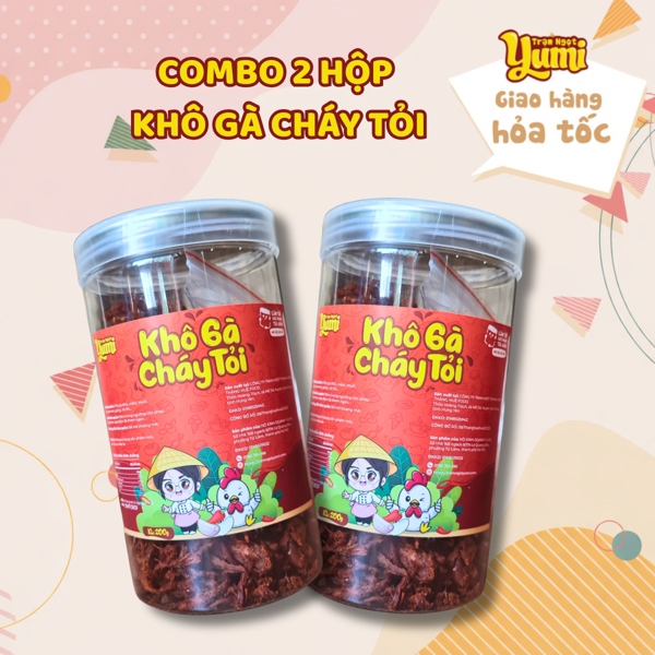 Combo 2 hũ khô gà