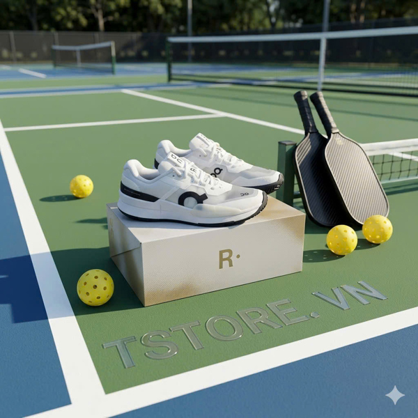 Giày Pickleball / Tennis ON THE ROGER Pro 2 Clay - 3WE10630462 - Màu Trắng Đen