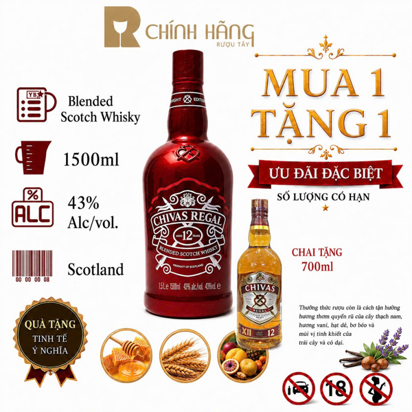 Chivas 12 Năm Đỏ