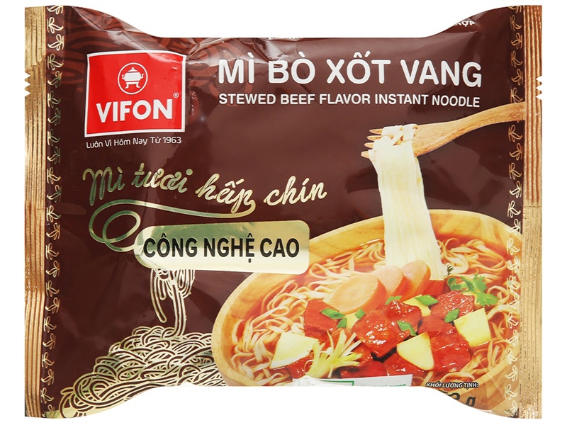 Mì Tươi bò xốt vang 70grx30 NĐ