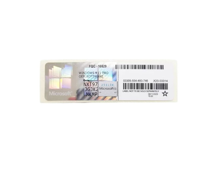 Phần Mềm Windows 11 Pro OEM Key Sticker (NK)