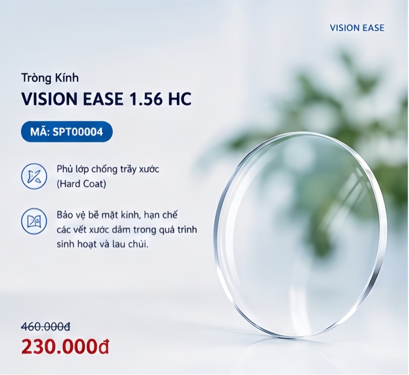 Tròng Kính VISION EASE 1.56 HC