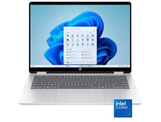 MTXT HP OmniBook 5 Flip 14-Fp0023dx (Core i7 150U, 16GB RAM, 512GB SSD, 14"2K Touch, Win 11, Silver,B86Q7UA)(1Y)