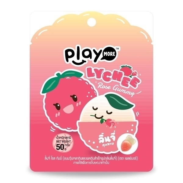 Kẹo dẻo trái cây hỗn hợp Playmore 64g