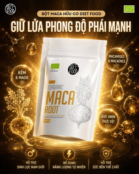 Bột Maca hữu cơ 200g Diet Food