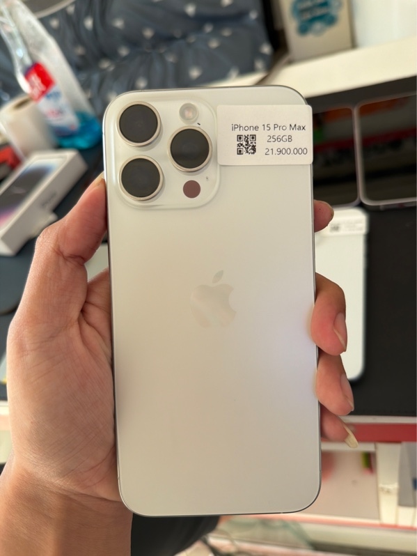Ip 15PRM 256gb trắng