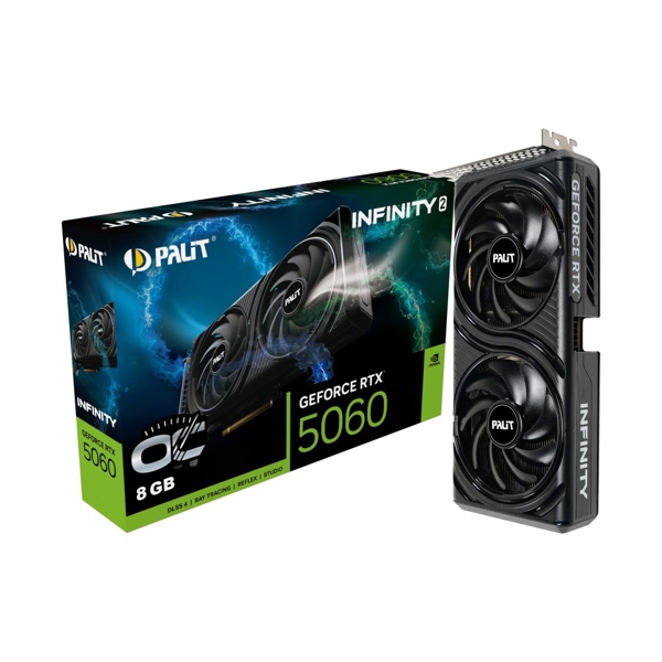 Card màn hình PALIT RTX 5060 Infinity 2 OC 8GB GDDR7 (N)