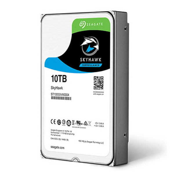 Ổ cứng HDD Seagate SkyHawk AI 10TB 3.5 inch, 7200RPM, SATA, 256MB Cache (ST10000VE001)