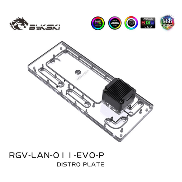 Tấm Nước Bykski RGV-LAN-O11-EVO-P - Mặt Hông Case Lian Li O11 EVO