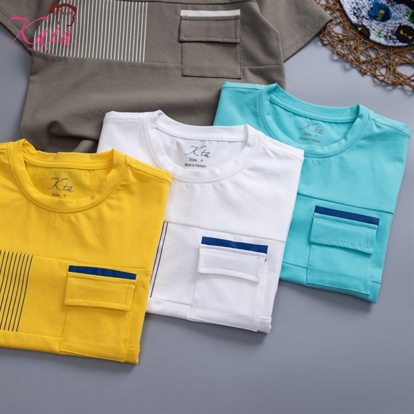 AT TN CỔ TRÒN IN SỌC TÚI NẮP SIZE 10-20, RI 6