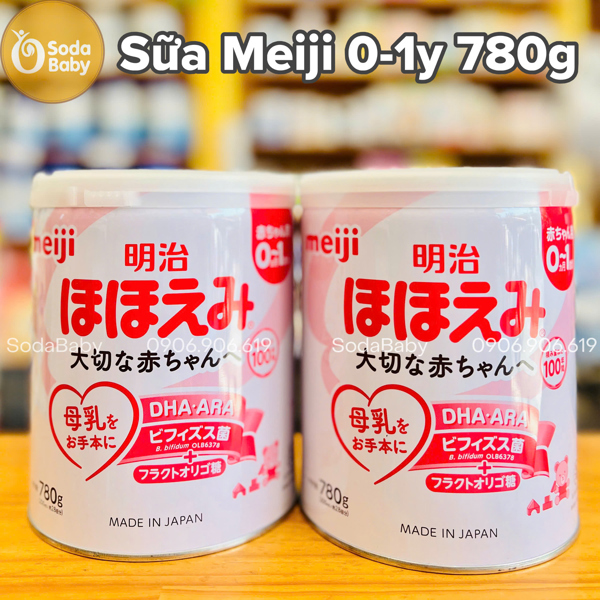 Sữa Meiji Lon 0-1y 780g - m