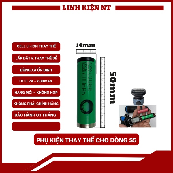 Pin Máy Cạo Râu Braun Series S5 S6 S7 ( Dòng S )