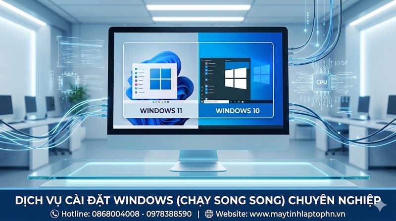 Cài đặt hệ điều hành Windows (chạy song song)