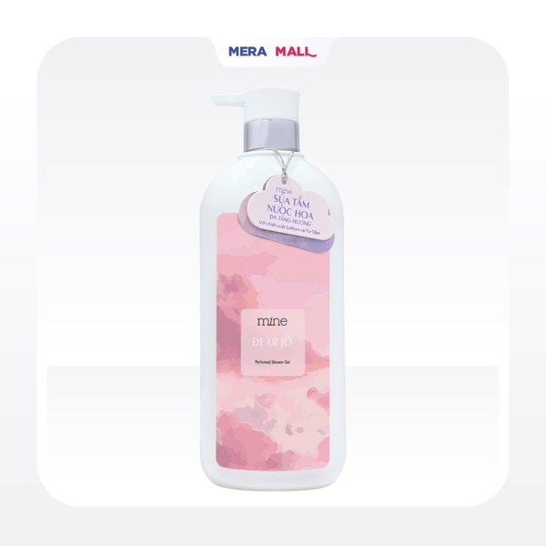 Sữa tắm mine Dear Jo Perfumed 750g màu hồng