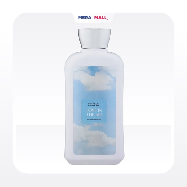 Sữa tắm mine perfumed shower gel 470g Love in the air màu xanh