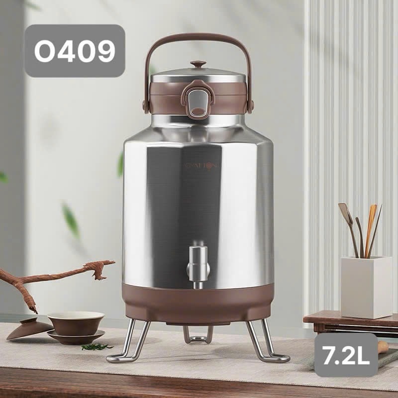 S1780-O409 Bình Đựng Giữ Nhiệt Bình Bảo Ôn Oyatton Grand Master 7200ml Model: OYT-W720 - Màu Bạc [T2]