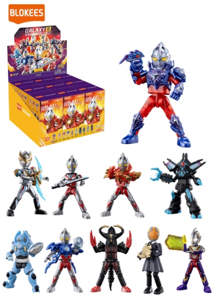 [SGTVN] Blokees 73113 Ultraman Galaxy Version(GV) 13 - Unleath Your Imagination Blind Box (1/set 9)