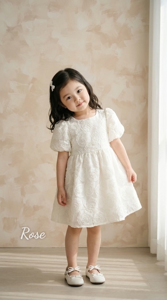 Váy công chúa thêu hoa Rose 23172