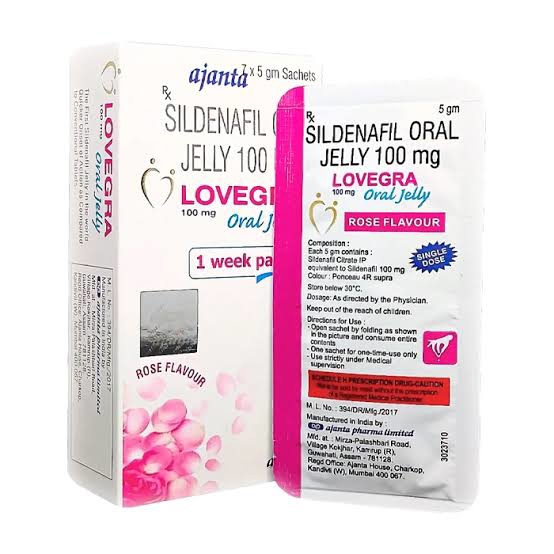 Thạch Tăng Ham Muốn Cho Nữ Lovegra Oral Jelly 100mg