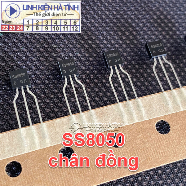 Túi 20 con transistor SS8050 TO-92 chân đồng mới -BK25