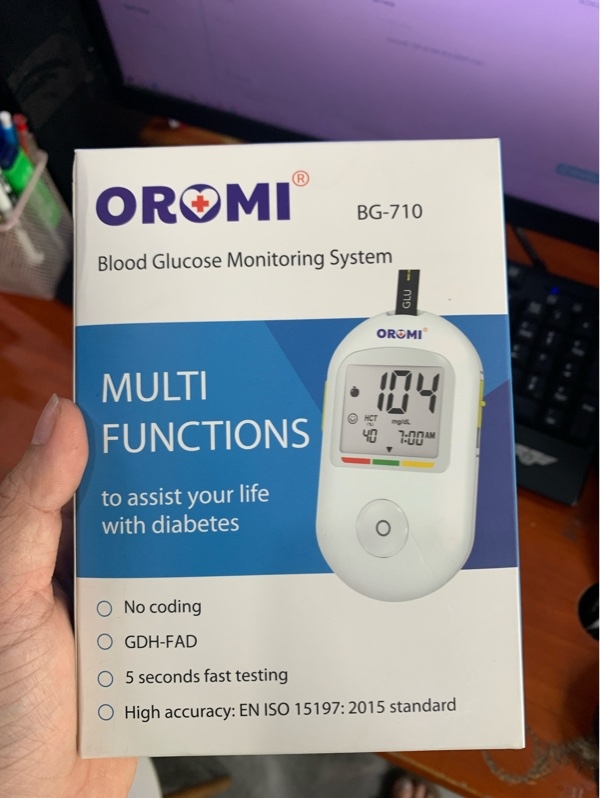 MÁY ĐƯỜNG OROMI BG-710 ( KÈM SẴN 25 QUE)