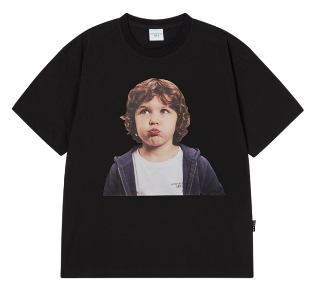 ADLV CURLY HAIR BABY SHORT SLEEVE T-SHIRT