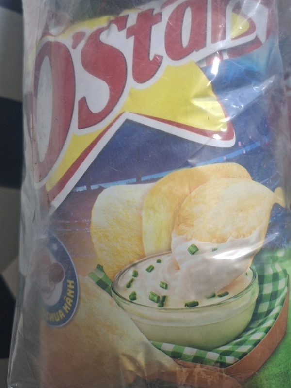Snack khoai Tây Ostar vị kem chua hành 42g