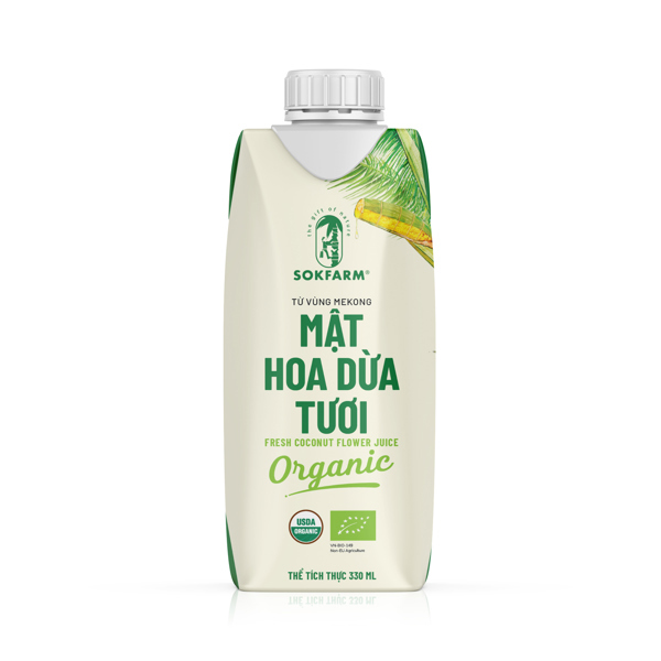 Mật hoa dừa tươi organic - Sokfarm