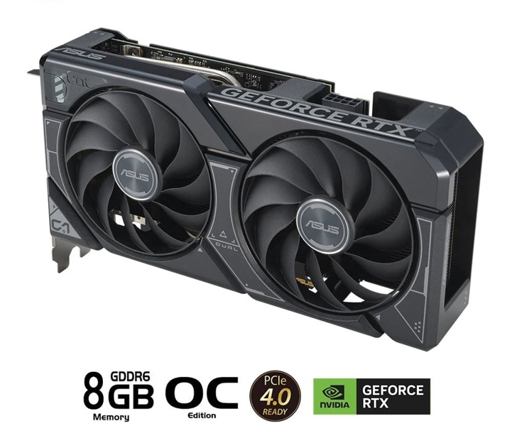 Card màn hình ASUS Dual RTX 4060Ti V2 OC Edition 8GB (DUAL-RTX4060TI-O8G-V2) (N)