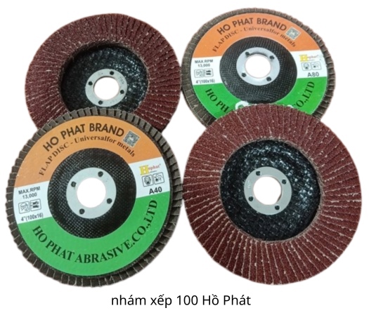 Nhám xếp 100 A80 HP xanh cam