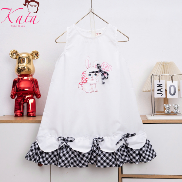 Đầm Bé Gái Hình Thỏ Kẹo Ngọt