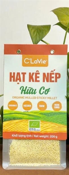 Hạt kê nếp hữu cơ C'LaVie 200g (6M+)