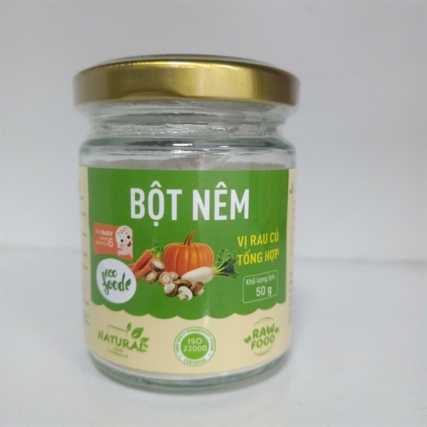 Bột nêm Ecofood vị rau củ tổng hợp 50g (6M+)