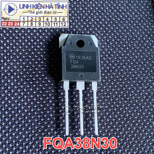 Linh kiện Mosfet FQA38N30 38N30 Kênh-N 38A 300V TO-3P chính hãng mới -AF23 Linh kiện Mosfet FQA38N30 38N30 Kênh-N 38A 300V TO-3P chính hãng mới -AF23