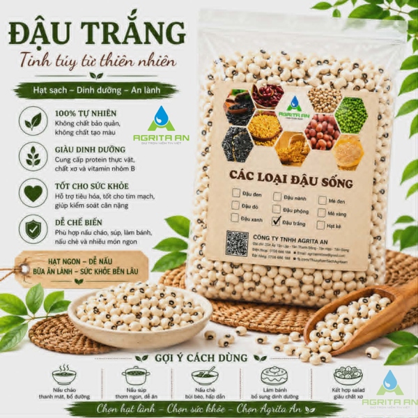 Hạt Đậu Trắng 500g