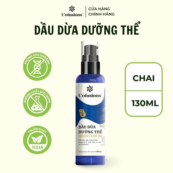 Dầu dừa dưỡng thể Confusion 130ml