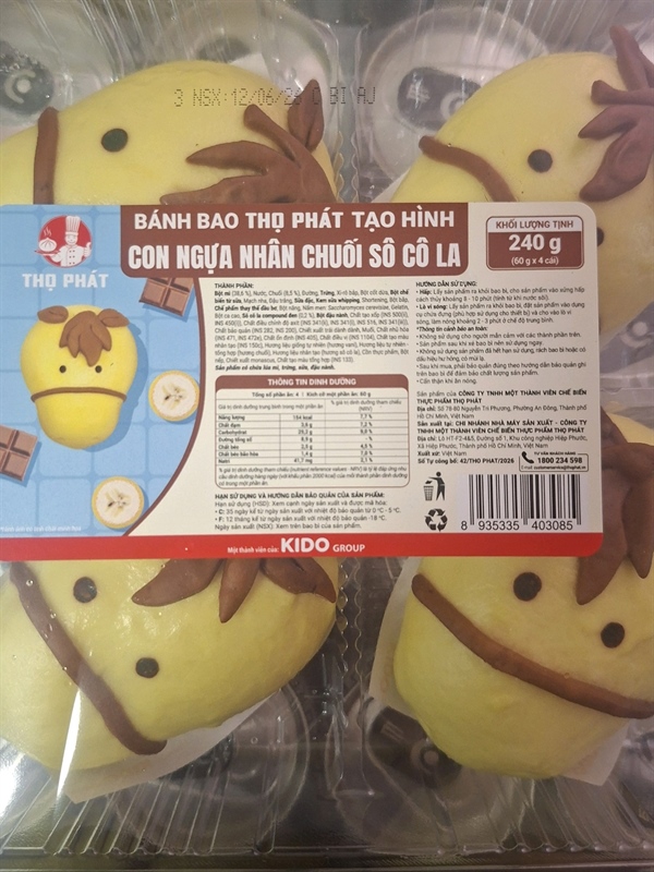 B.Bao TP Con Ngựa Nhân Chuối Socola