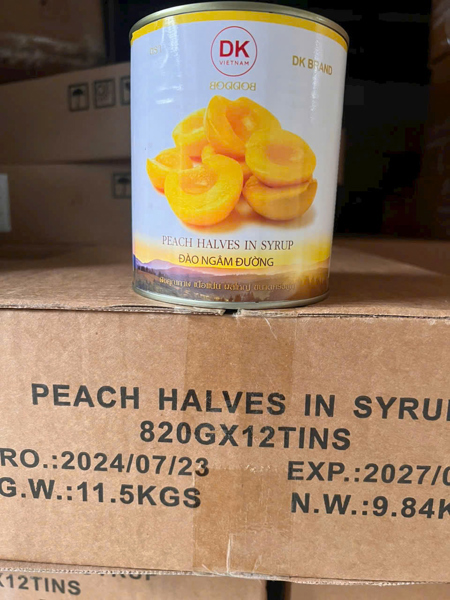 Đào Hộp DK 820gr