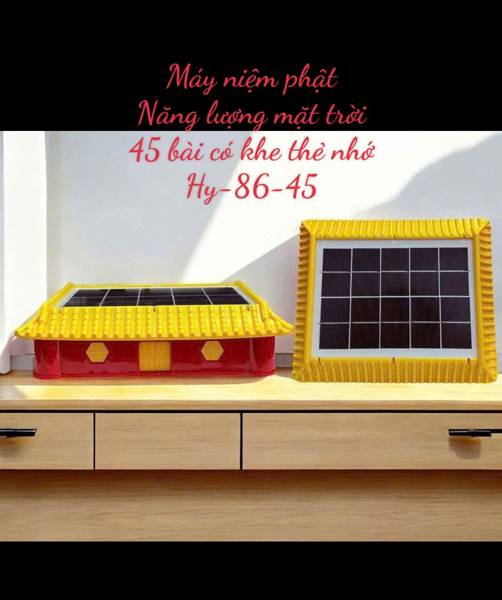 Máy niệm phật năng lượng mặt trời