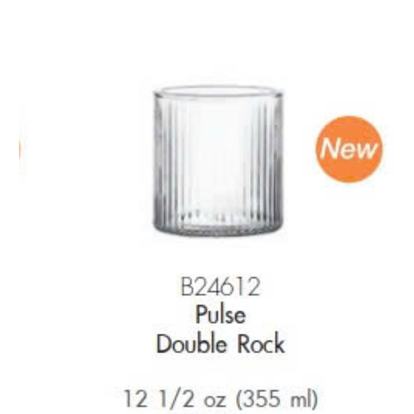Bộ 6 Ly Ocean Sọc Thấp Đáy Mỏng 355Ml - B24612