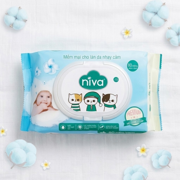 Khăn ướt Niva 80 miếng