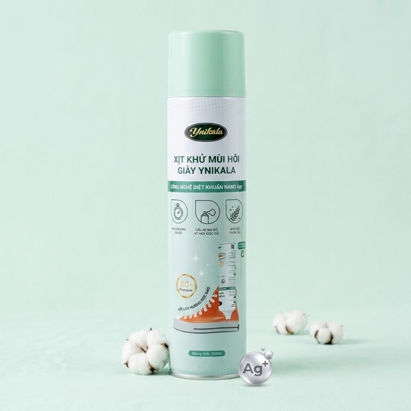 Xịt khử mùi hôi giày ynikala 350ml