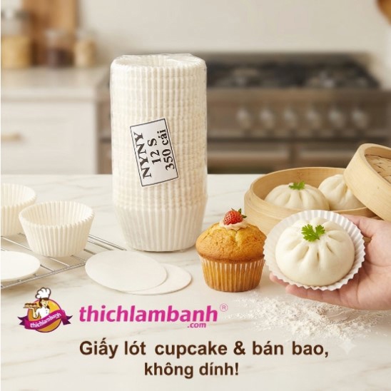 Giấy lót C12 ngà chống dính 350c