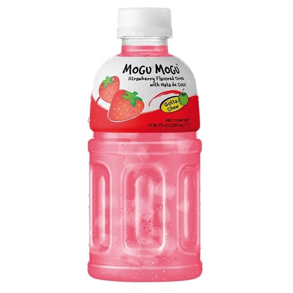 Nước uống Mogu Mogu vị dâu với thạch dừa 320ml