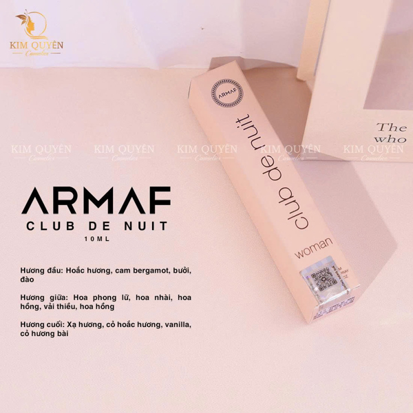 NƯỚC HOA ARMAF CLUB WOMAN ỐNG 10ML