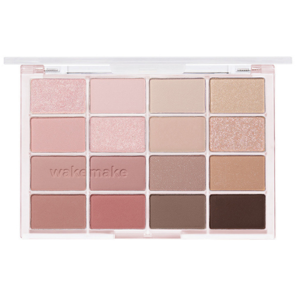 WAKEMAKE Bảng Mắt Soft Blurring Eye Palette - 26 Mute Rose Blurring
