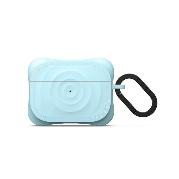 Case Airpod Su Trơn Xanh + Móc - PRO/PRO2