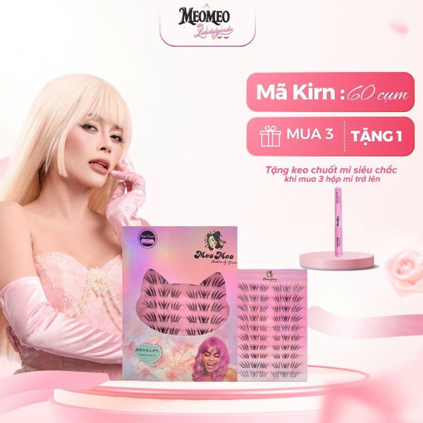 Mi Sẵn Keo MeoMeo Lashesbytyniosaka - Kira (Hộp)